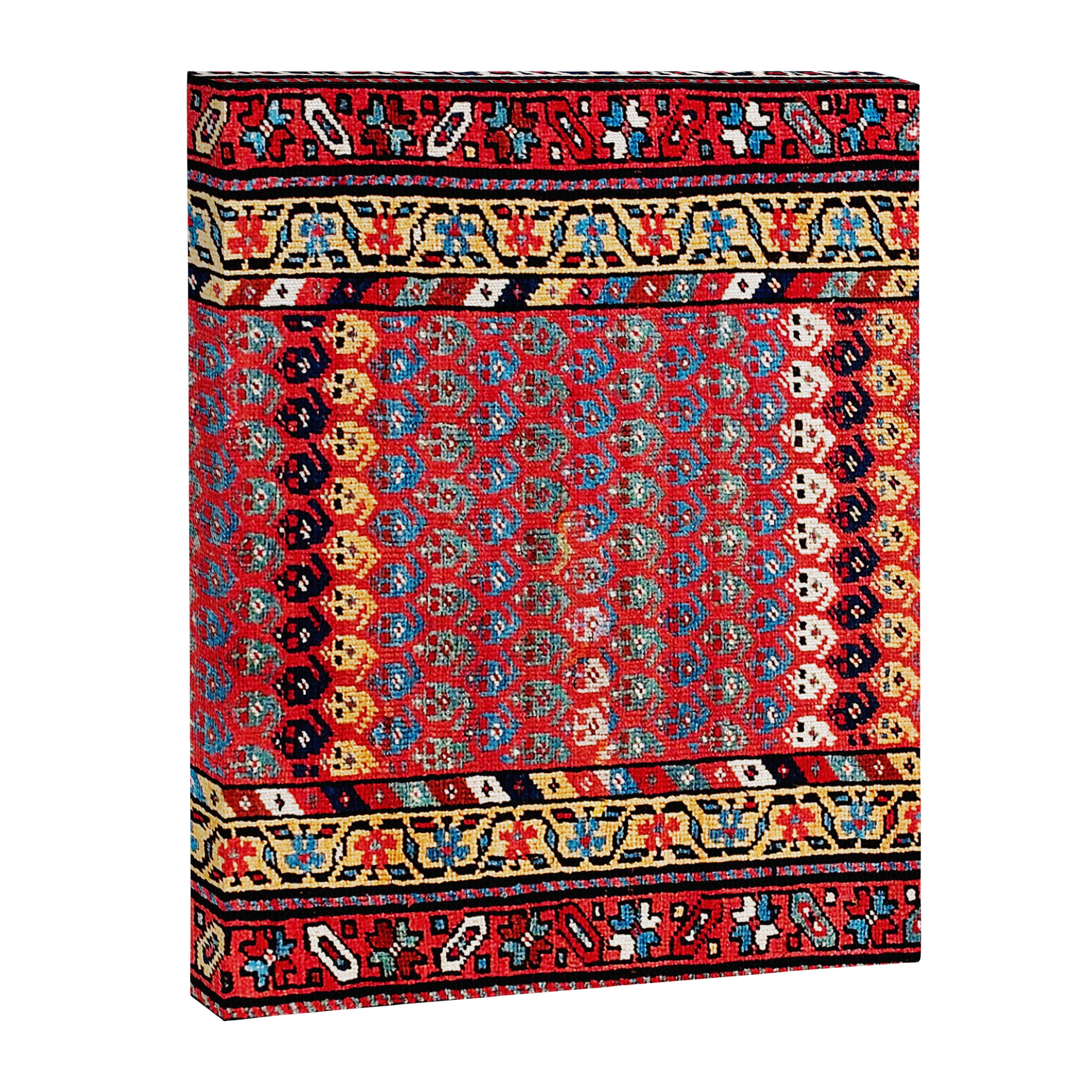 Kurdish Azerbaijan Northwest Persian Long Rug Print Canvas Print Gallery Image 3