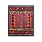 Kurdish Azerbaijan Northwest Persian Long Rug Print Framed Canvas Print Gallery Image 3