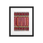 Kurdish Azerbaijan Northwest Persian Long Rug Print Framed Art Print Gallery Image 4