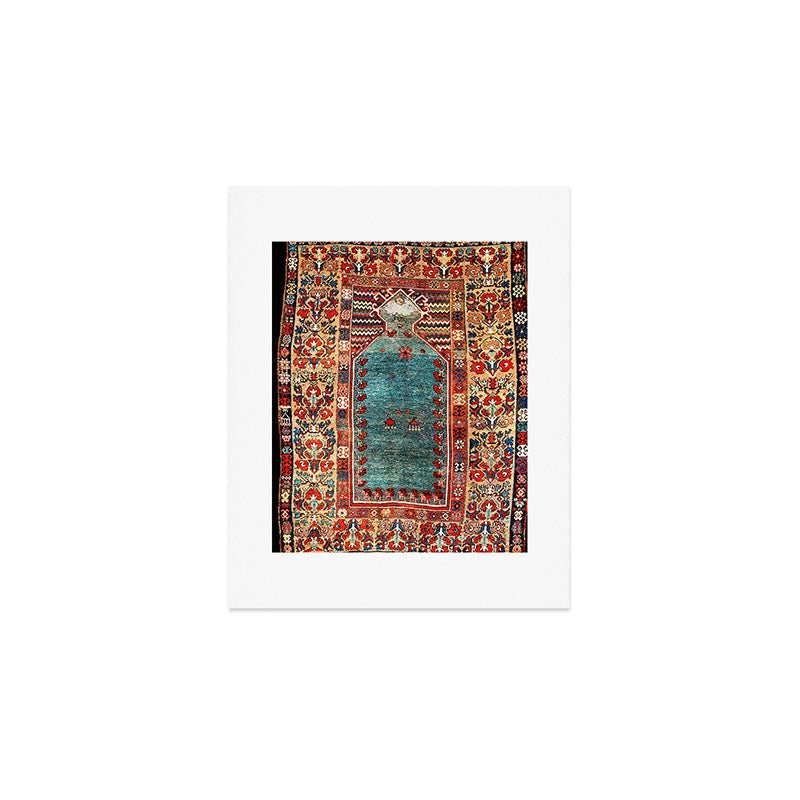 Kurdish East Anatolian Niche Rug Print Art Print Gallery Image 1