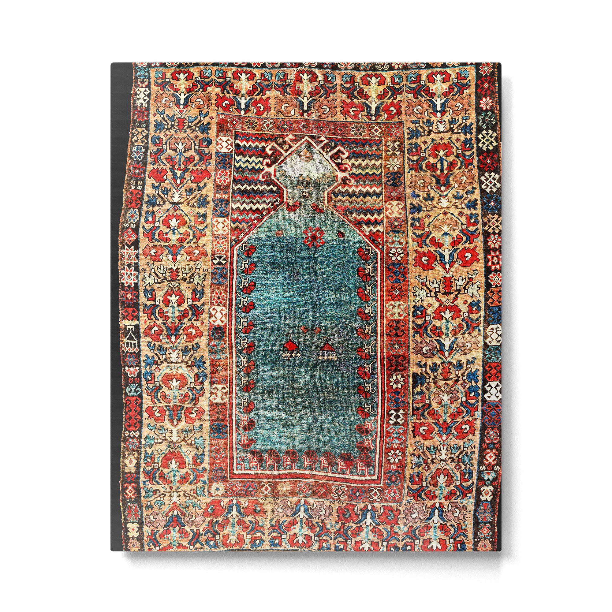 Kurdish East Anatolian Niche Rug Print Metal Print Gallery Image 4