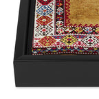Kurdish East Anatolian Prayer Rug Print Framed Canvas Print Gallery Image 3