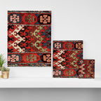 Kurdish East Anatolian Rug Print Canvas Print Gallery Image 3