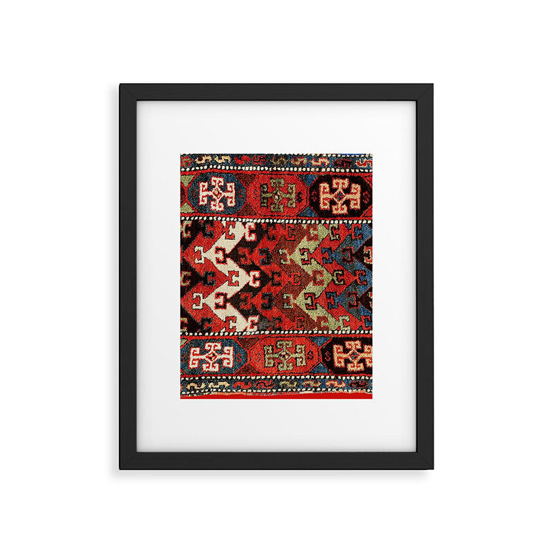 Kurdish East Anatolian Rug Print Framed Art Print Gallery Image 4