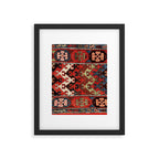 Kurdish East Anatolian Rug Print Framed Art Print Gallery Image 5