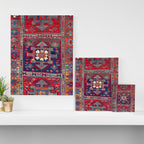 Kurdish Malatya East Anatolian Rug Print Canvas Print Gallery Image 3