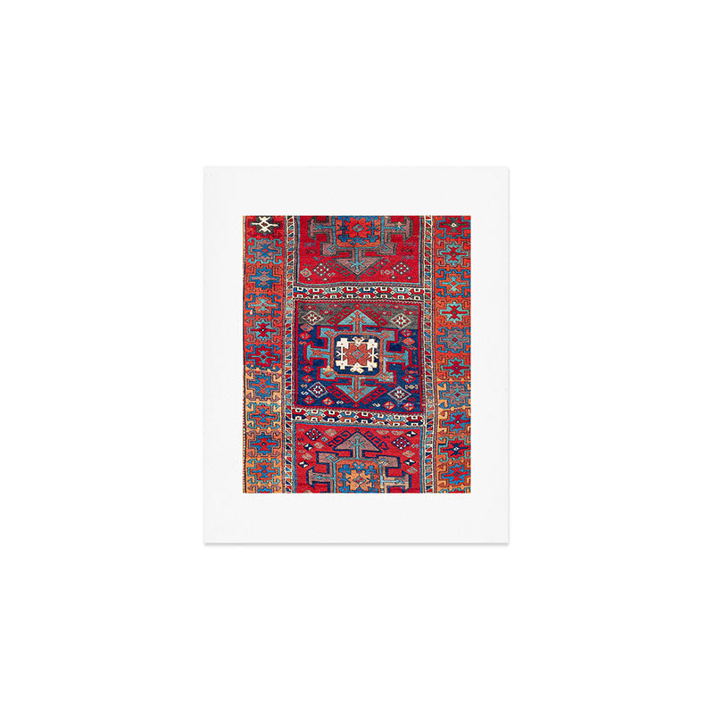 Kurdish Malatya East Anatolian Rug Print Art Print Gallery Image 1