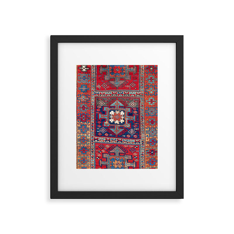 Kurdish Malatya East Anatolian Rug Print Framed Art Print Gallery Image 4