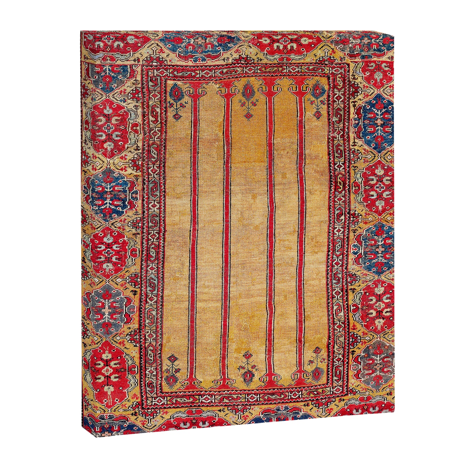 Ladik Central Anatolian Column Rug Print Canvas Print Gallery Image 3