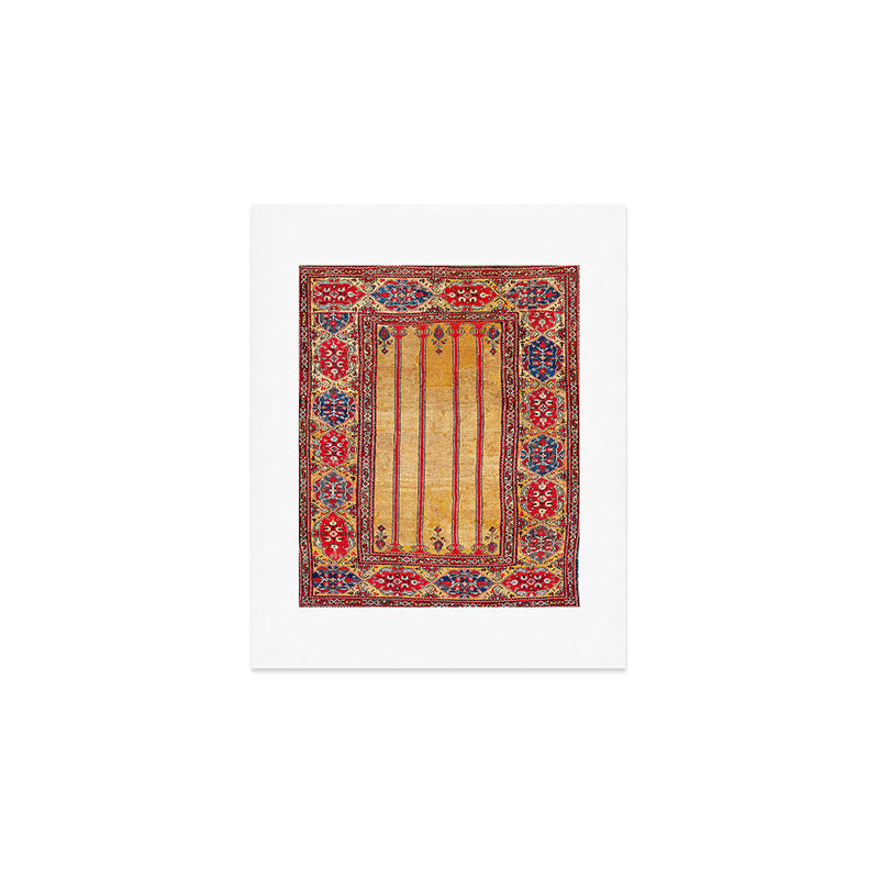 Ladik Central Anatolian Column Rug Print Art Print Gallery Image 1
