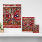 Ladik Central Anatolian Rug Print Canvas Print Gallery Image 3