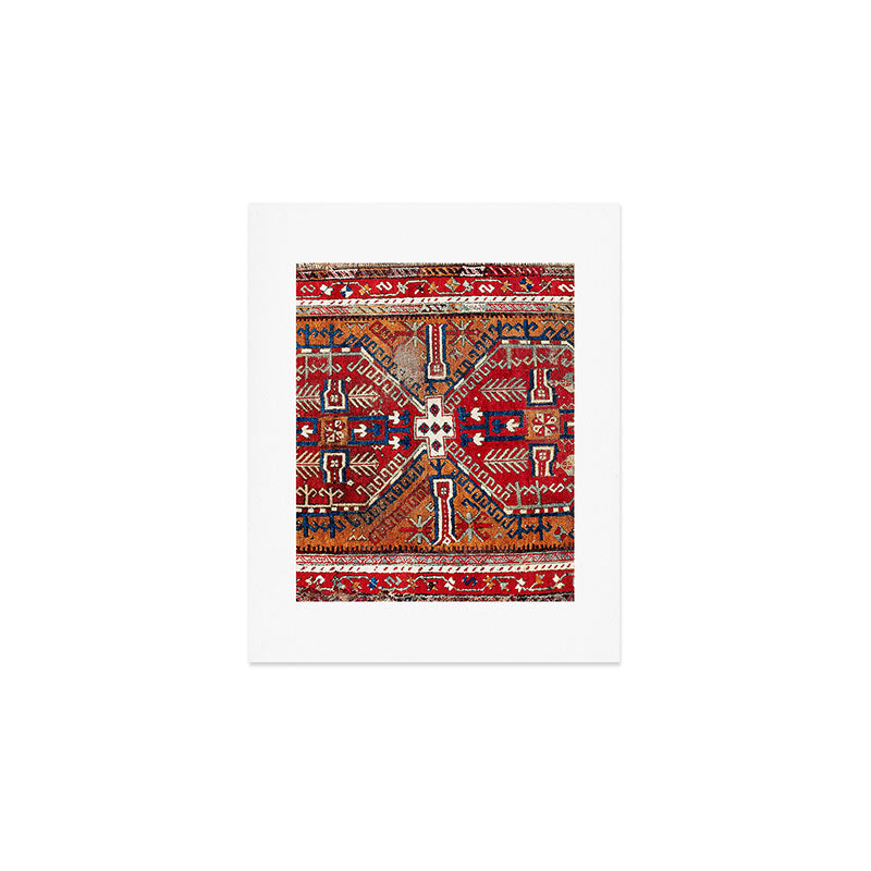 Ladik Central Anatolian Rug Print Art Print Gallery Image 1