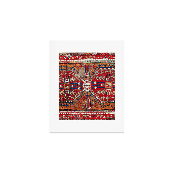 Ladik Central Anatolian Rug Print Art Print Gallery Image 1