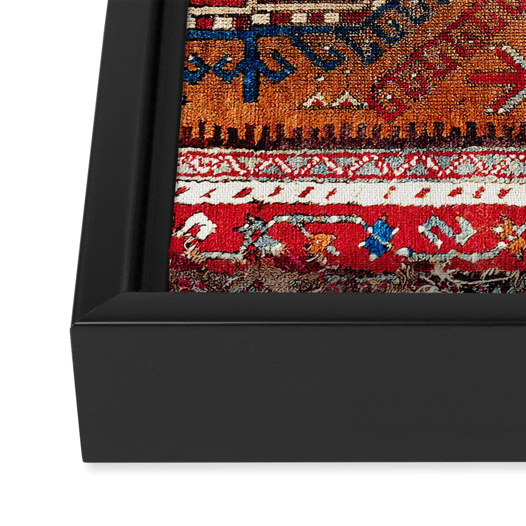 Ladik Central Anatolian Rug Print Framed Canvas Print Gallery Image 3