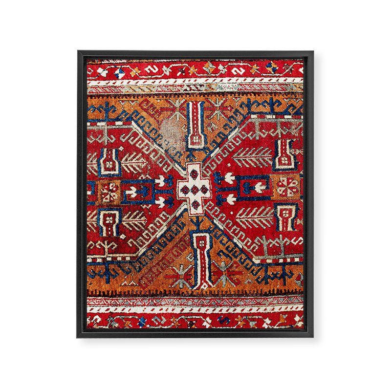 Ladik Central Anatolian Rug Print Framed Canvas Print Gallery Image 3