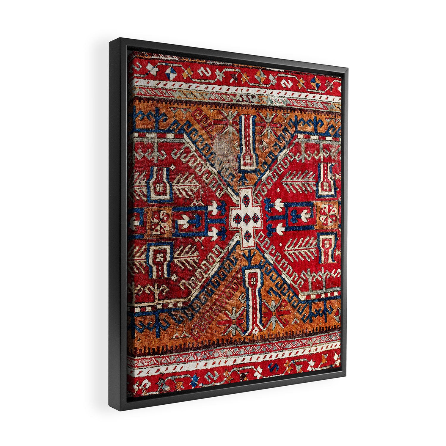 Ladik Central Anatolian Rug Print Framed Canvas Print Gallery Image 2