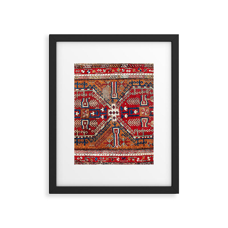 Ladik Central Anatolian Rug Print Framed Art Print Gallery Image 4