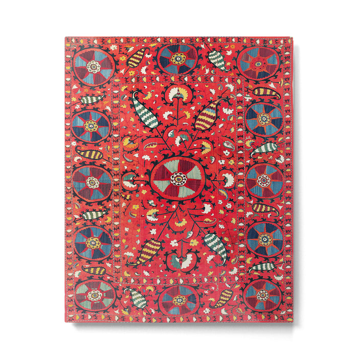 Lakai Suzani Samarkand Uzbekistan Embroidery Print Metal Print Gallery Image 1