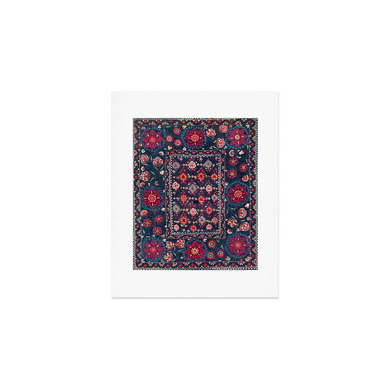 Lakai Suzani Shakhrisyabz Uzbek Embroidery Print Art Print Gallery Image 1