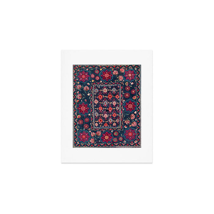 Lakai Suzani Shakhrisyabz Uzbek Embroidery Print Art Print Gallery Image 1