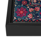 Lakai Suzani Shakhrisyabz Uzbek Embroidery Print Framed Canvas Print Gallery Image 3