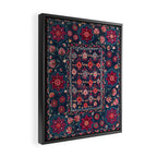 Lakai Suzani Shakhrisyabz Uzbek Embroidery Print Framed Canvas Print Gallery Image 2