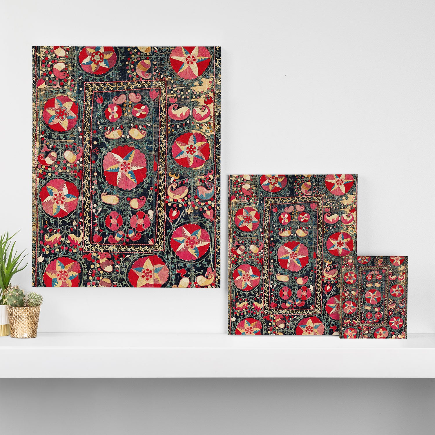 Lakai Suzani Shakhrisyabz Uzbekistan Embroidery Print Canvas Print Gallery Image 3