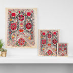 Lakai Suzani Uzbekistan Central Asian Embroidery Print Canvas Print Gallery Image 3