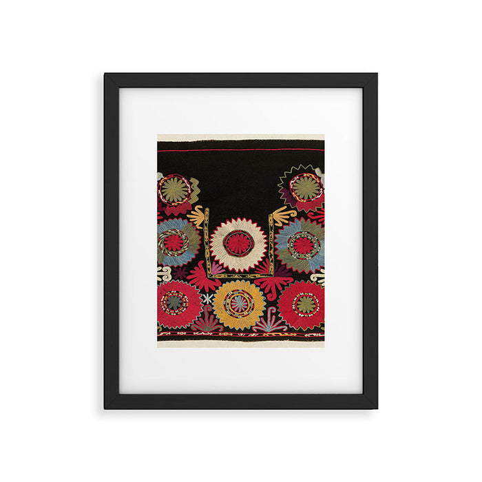 Lakai Uzbekistan Embroidery Print Framed Art Print Gallery Image 1