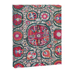Large Medallion Bokhara Suzani  Uzbekistan Embroidery Print Canvas Print Gallery Image 3