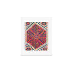 Large Medallion Suzani Bokhara Uzbekistan Embroidery Print Art Print Gallery Image 1