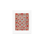 Large Medallion Suzani Bokhara Uzbekistan Floral Embroidery Print Art Print Gallery Image 1