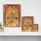 Late 19th Century Fine Tabriz Rug Print Canvas Print Gallery Image 3