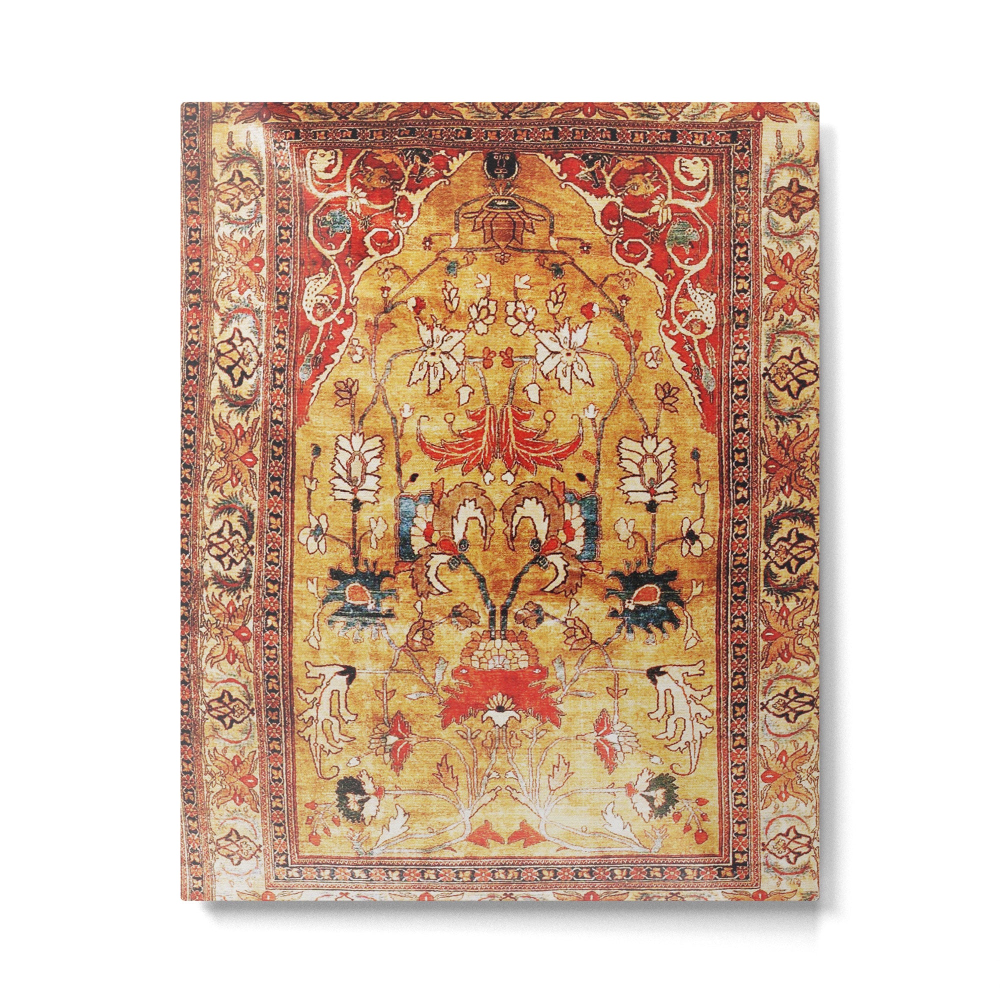 Late 19th Century Fine Tabriz Rug Print Metal Print Gallery Image 4