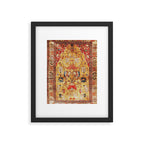 Late 19th Century Fine Tabriz Rug Print Framed Art Print Gallery Image 4