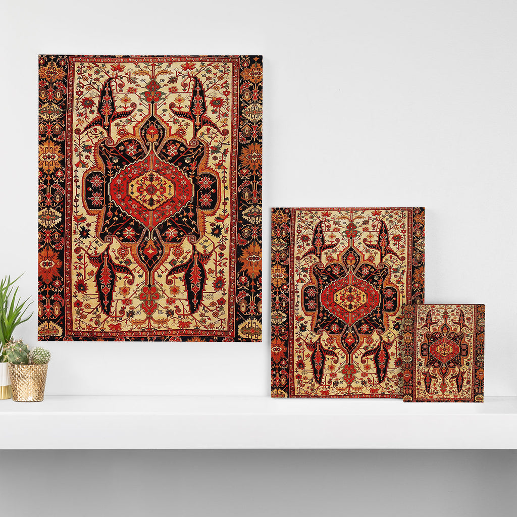 Late 19th Century Serapi Persian Rug Print Canvas Print Gallery Image 3