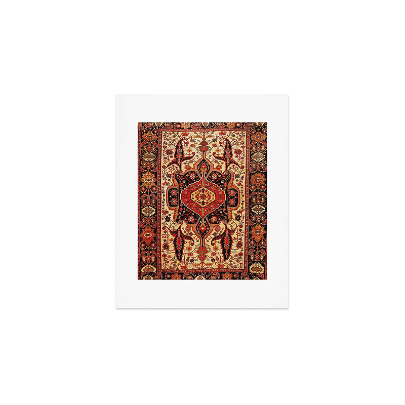 Late 19th Century Serapi Persian Rug Print Art Print Gallery Image 1