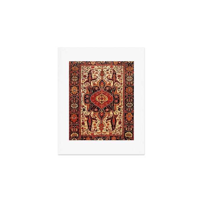 Late 19th Century Serapi Persian Rug Print Art Print Gallery Image 1