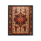 Late 19th Century Serapi Persian Rug Print Framed Canvas Print Gallery Image 3