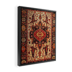 Late 19th Century Serapi Persian Rug Print Framed Canvas Print Gallery Image 2