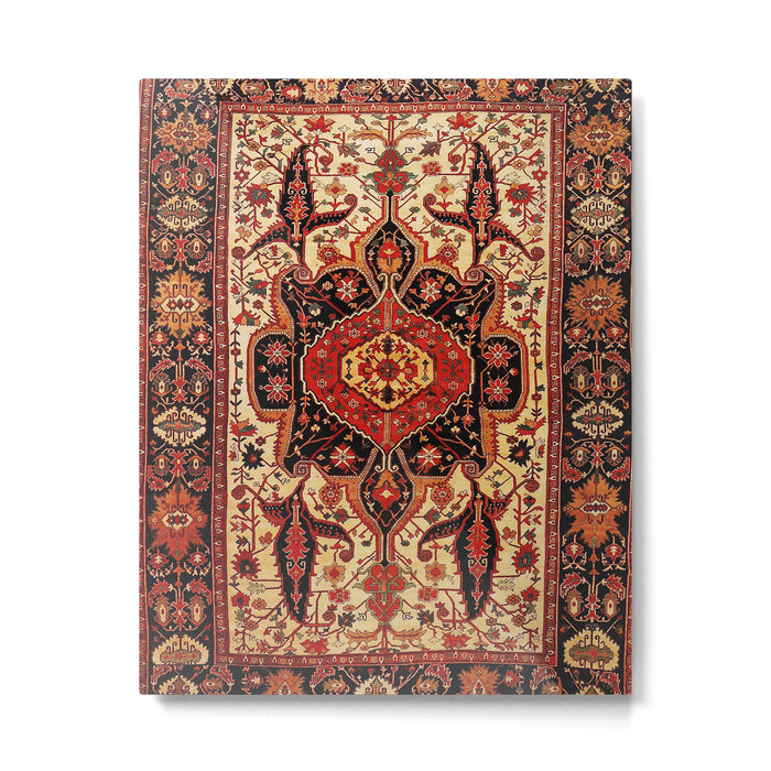 Late 19th Century Serapi Persian Rug Print Metal Print Gallery Image 1