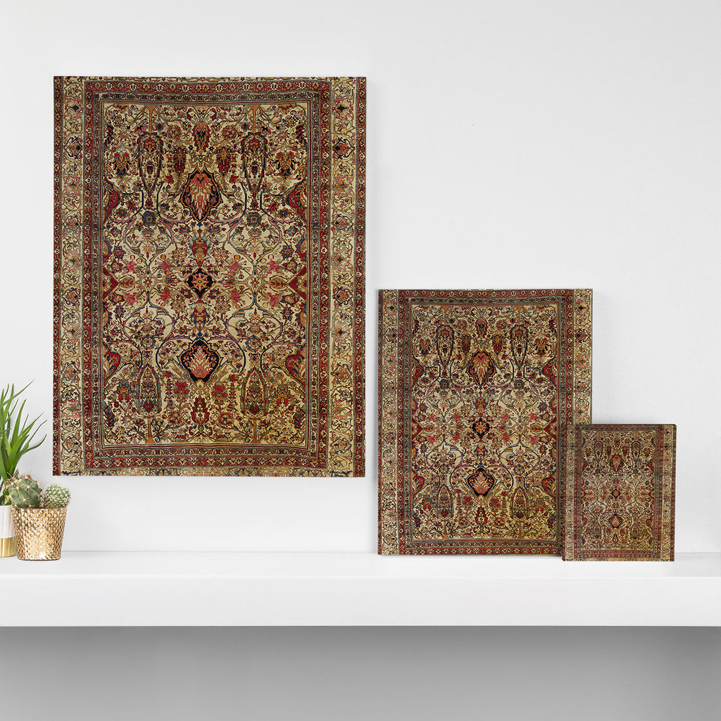 Lavar Kirman Southeast Persian Rug Print Canvas Print Gallery Image 3