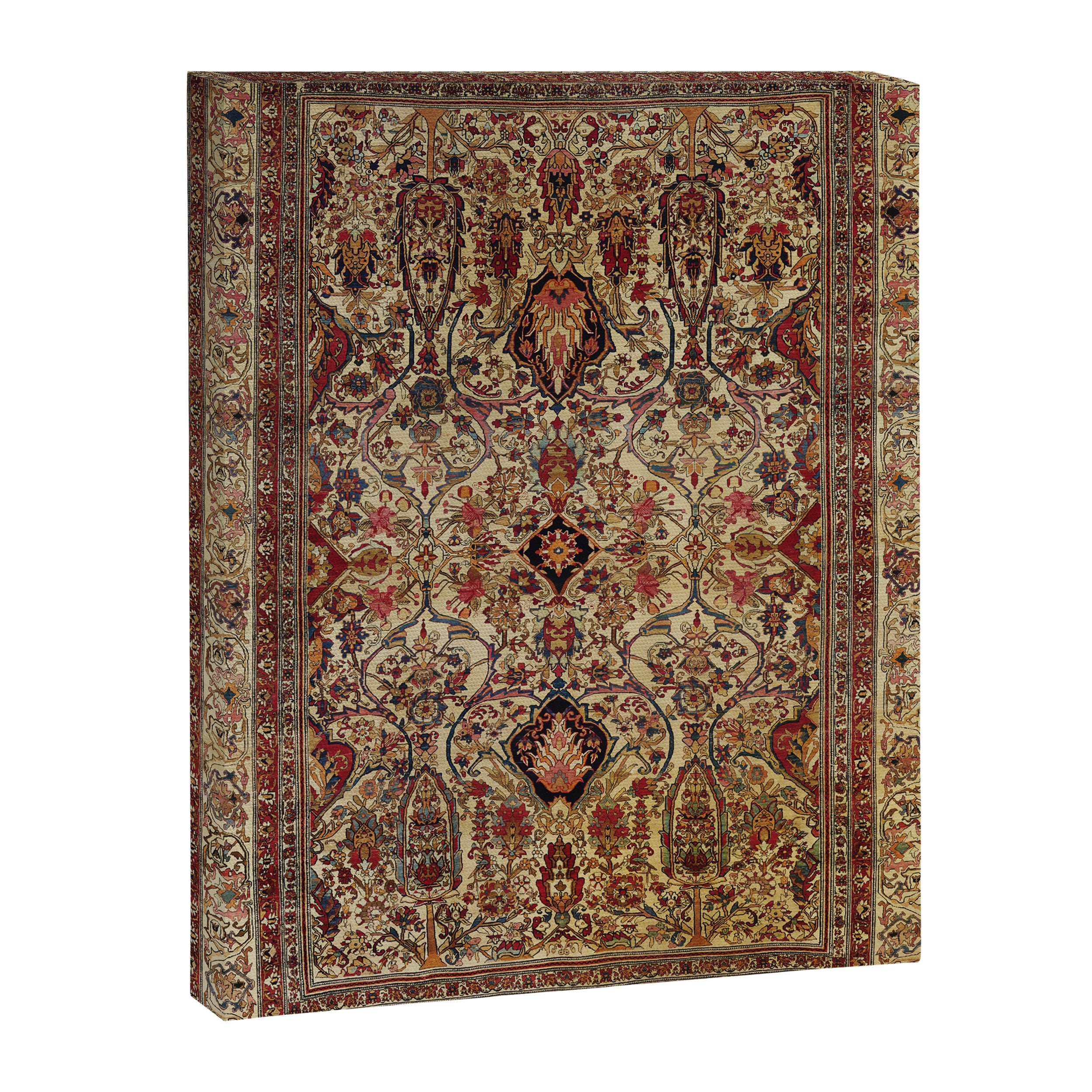 Lavar Kirman Southeast Persian Rug Print Canvas Print Gallery Image 3