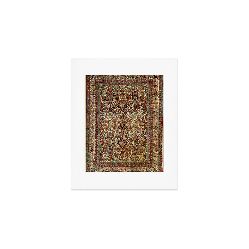 Lavar Kirman Southeast Persian Rug Print Art Print Gallery Image 1