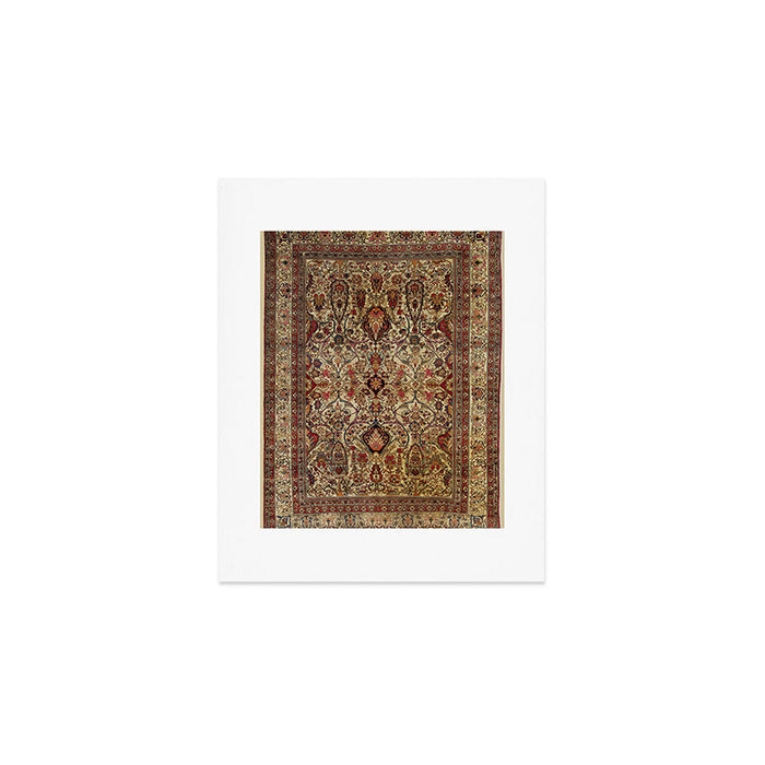 Lavar Kirman Southeast Persian Rug Print Art Print Gallery Image 1