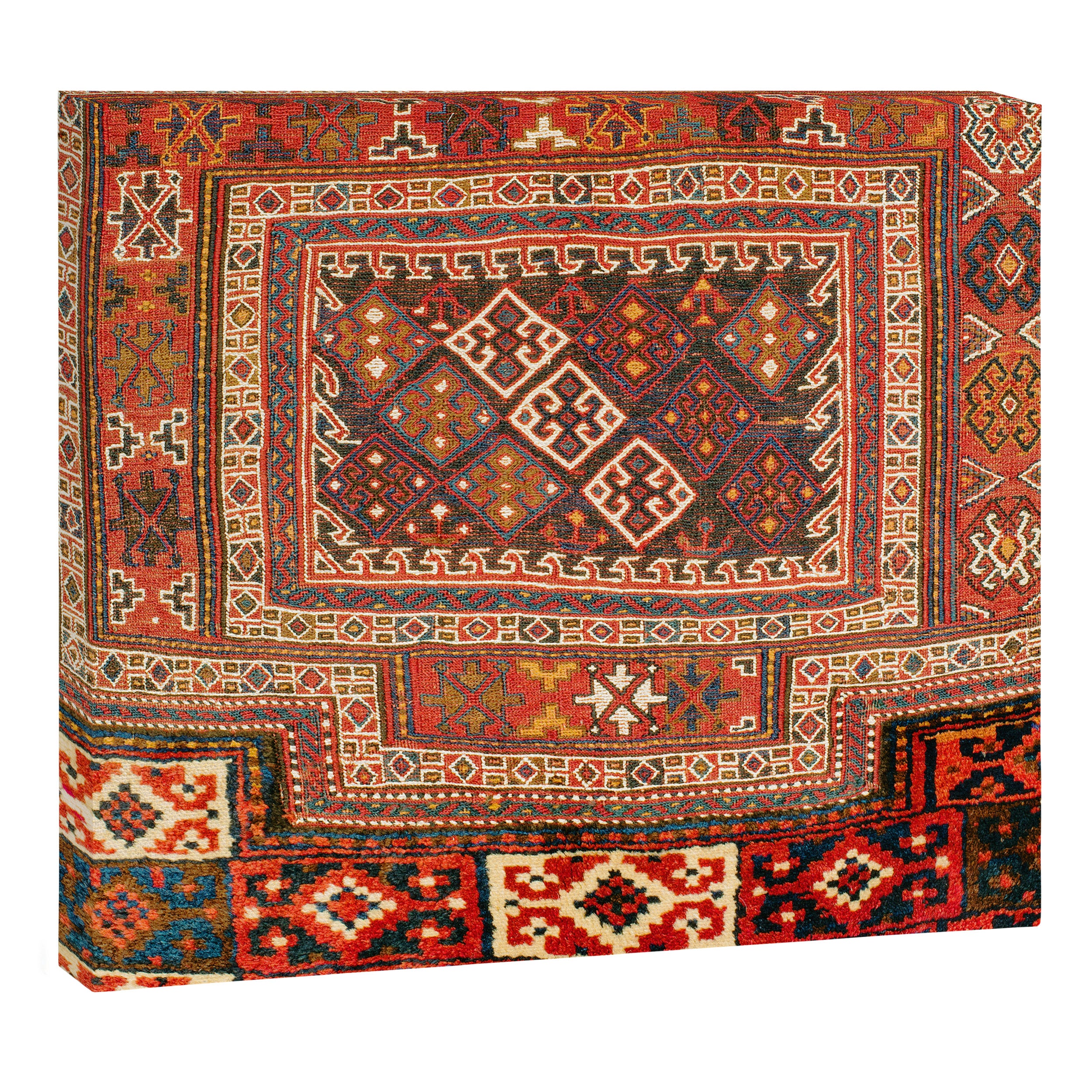 Luri Bakhtiari  Antique West Persian Bag Face Print Canvas Print Gallery Image 3