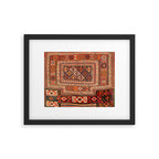 Luri Bakhtiari  Antique West Persian Bag Face Print Framed Art Print Gallery Image 5