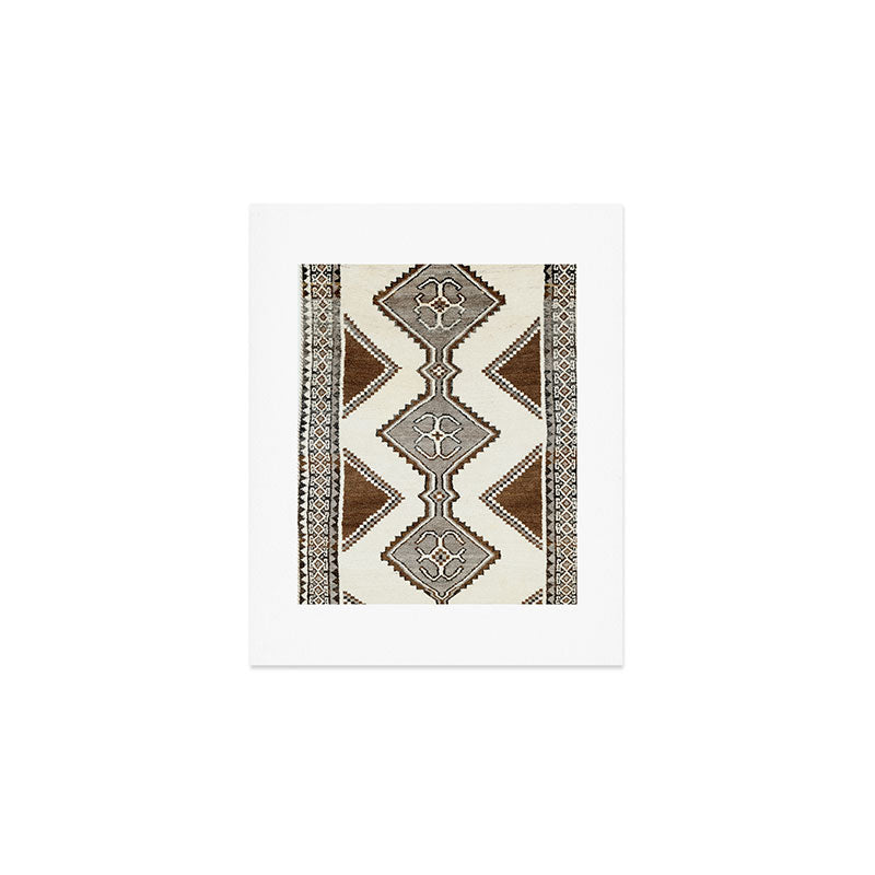 Luri Gabbeh  Antique Fars South West Persian Rug Print Art Print Gallery Image 1