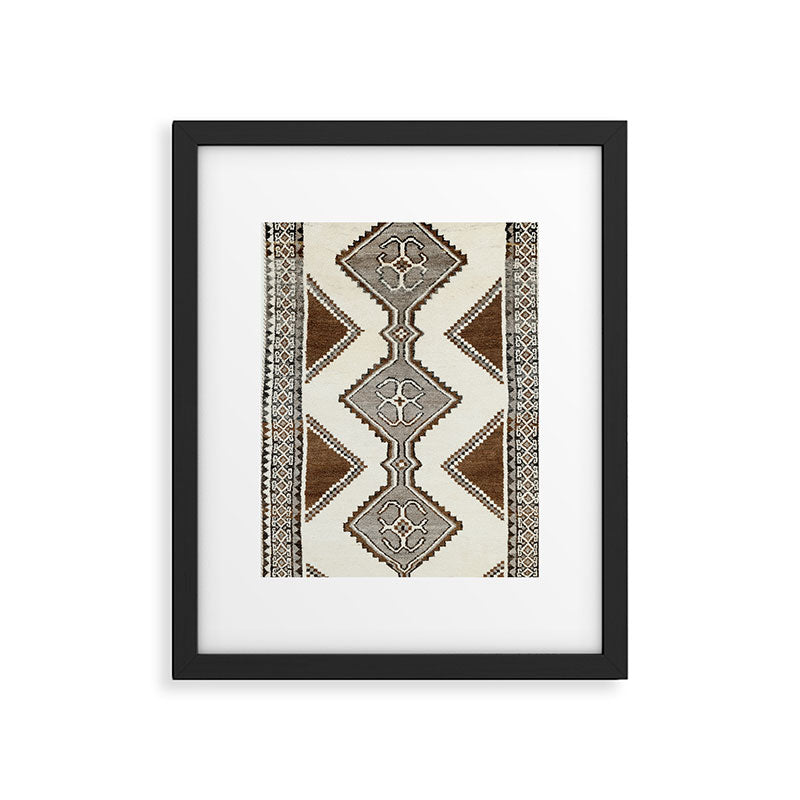 Luri Gabbeh  Antique Fars South West Persian Rug Print Framed Art Print Gallery Image 5