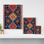Luri Gabbeh Fars Southwest Persian Rug Print Canvas Print Gallery Image 3